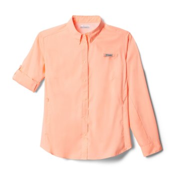 Columbia PFG Tamiami II Long Sleeve Plus Size, Camisa Rosas Para Mujer | 045923-SEC